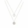 Oliver Bonas Silver Disc Double Row Necklace 2 Oliver Bonas Silver Disc Double Row Necklace -Default Template 2 unnamed file 1001