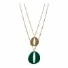 Oliver Bonas Galia Resin & Metal Double Row Necklace -Default Template 2 unnamed file 1003