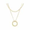 Oliver Bonas Gold Marina Twist Layered Chain Pendant Necklace -Default Template 2 unnamed file 1022