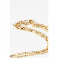 Oliver Bonas Gold Marina Twist Layered Chain Pendant Necklace -Default Template 2 unnamed file 1024
