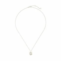 Oliver Bonas Almeta Pearl & Sterling Silver Tone Necklace
