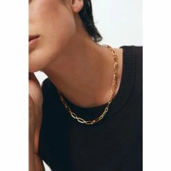 Oliver Bonas Gold Tone Merilee Links Chain Necklace -Default Template 2 unnamed file 1035