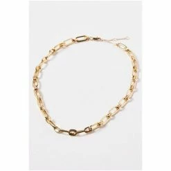 Oliver Bonas Gold Tone Merilee Links Chain Necklace -Default Template 2 unnamed file 1036