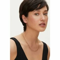 Oliver Bonas Gold Coloured Margot Leaf Motif Chain Necklace -Default Template 2 unnamed file 1041