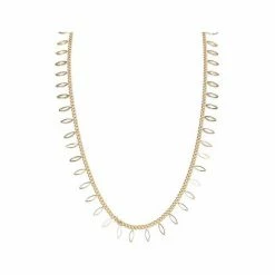 Oliver Bonas Gold Coloured Margot Leaf Motif Chain Necklace -Default Template 2 unnamed file 1043