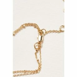 Oliver Bonas Emir Round Gold Coloured Enamel Drop Double Row Necklace -Default Template 2 unnamed file 1062