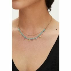 Oliver Bonas Natural Layered Chain Necklace -Default Template 2 unnamed file 1071