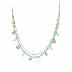 Oliver Bonas Natural Layered Chain Necklace -Default Template 2 unnamed file 1072
