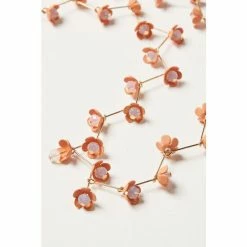 Oliver Bonas Orange Fleur Flower Link Collar Necklace -Default Template 2 unnamed file 1075