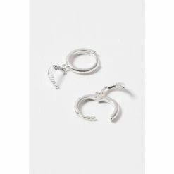 Oliver Bonas Luna Engraved Moon Silver Drop Earrings -Default Template 2 unnamed file 109