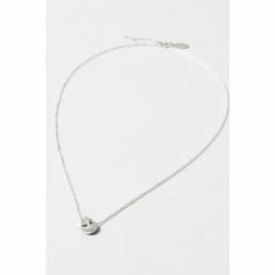 Oliver Bonas Star & Moon Charm Pendant Necklace