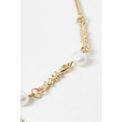 Oliver Bonas Blue Romina Beads And Pearls With Textured Disc Pendant Necklace -Default Template 2 unnamed file 1120