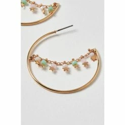 Oliver Bonas Gold Tone Serena Hoop Earrings -Default Template 2 unnamed file 116