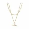 Oliver Bonas Womens Gold Plated Brass Iustus Double Row T Bar Bamboo Pendant Necklace -Default Template 2 unnamed file 1180