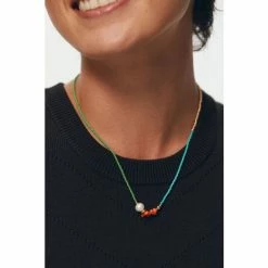 Oliver Bonas Natural Nara Seed Bead Pearl And Stone Chips Necklace -Default Template 2 unnamed file 1193