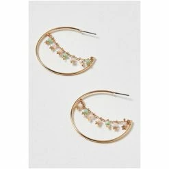 Oliver Bonas Gold Tone Serena Hoop Earrings -Default Template 2 unnamed file 121