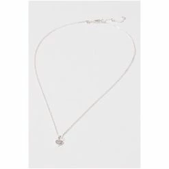 Oliver Bonas Silver Tone Luminita Mother Of Pearl Inlay Heart Mini Pendant Necklace -Default Template 2 unnamed file 1212