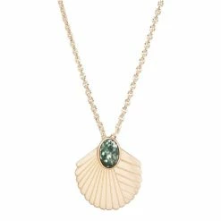 Oliver Bonas Natural Blythe Engraved Organic Shape And Set In Stone Pendant Necklace 5 Oliver Bonas Natural Blythe Engraved Organic Shape And Set In Stone Pendant Necklace -Default Template 2 unnamed file 1241