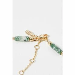 Oliver Bonas Natural Lettie Marble Beads And Heart Charm Pendant Necklace -Default Template 2 unnamed file 1248