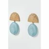 Oliver Bonas Blue Ezra Stone Stud Earrings -Default Template 2 unnamed file 128