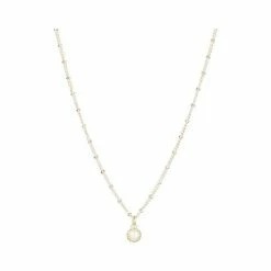 Oliver Bonas Alula Round Pearl Drop Gold Plated Pendant Necklace -Default Template 2 unnamed file 1302