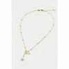 Oliver Bonas Blue Ula Flower Pearl & Heart Gold Plated Chain Necklace -Default Template 2 unnamed file 1310