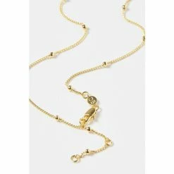 Oliver Bonas Blue Ula Flower Pearl & Heart Gold Plated Chain Necklace -Default Template 2 unnamed file 1312