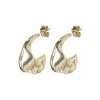 Oliver Bonas Gold Coloured Marci Shiny Wavy Metal Hoop Earrings -Default Template 2 unnamed file 133