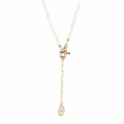 Oliver Bonas Natural Cyrene Pearl & Chain Pendant Necklace -Default Template 2 unnamed file 1333