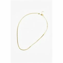 Oliver Bonas Zale Skinny Gold Plated Snake Chain Necklace -Default Template 2 unnamed file 1344