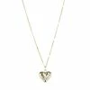 Oliver Bonas Oceania Heart Charm Gold Plated Chain Necklace -Default Template 2 unnamed file 1345