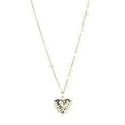 Oliver Bonas Oceania Heart Charm Gold Plated Chain Necklace -Default Template 2 unnamed file 1350