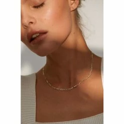 Oliver Bonas White Oak Figaro Chain Necklace -Default Template 2 unnamed file 1355