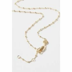 Oliver Bonas Alula Round Onyx Drop Gold Plated Necklace -Default Template 2 unnamed file 1367