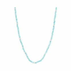 Oliver Bonas Blue Jovie Beaded Nugget Blue Amazonite And Silver Necklace -Default Template 2 unnamed file 1411