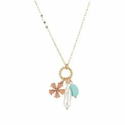 Oliver Bonas Natural Ariana Flower And Pearl Drop Pendant Necklace -Default Template 2 unnamed file 1448