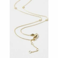 Oliver Bonas Gold Plated Amara Mini Flower Detail Chain Necklace -Default Template 2 unnamed file 1458