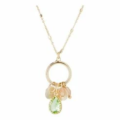 Oliver Bonas Natural Drop Pendant Necklace