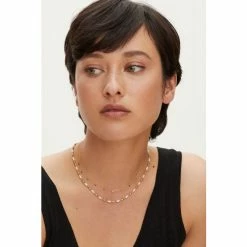 Oliver Bonas Natural Elle Mini Disc Layered Necklace -Default Template 2 unnamed file 1520