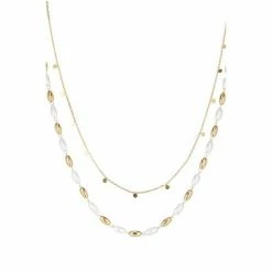 Oliver Bonas Natural Elle Mini Disc Layered Necklace -Default Template 2 unnamed file 1522