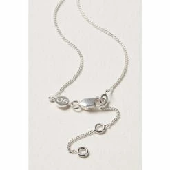Oliver Bonas Silver Spiral Detail Loop Pendant Necklace -Default Template 2 unnamed file 1533