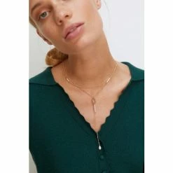 Oliver Bonas Natural Skylar Enamel Bead & Pearl Layered Necklace -Default Template 2 unnamed file 1547