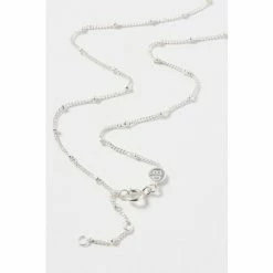 Oliver Bonas White Lucia Loop & Round Pearl Drop Sterling Silver Necklace -Default Template 2 unnamed file 1552