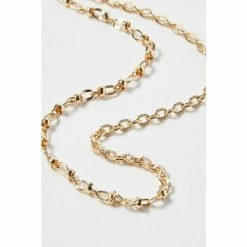 Oliver Bonas Audrey Natural Ceramic Flower Pendant T Bar Chain Necklace -Default Template 2 unnamed file 1585