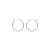 Oliver Bonas Sterling Silver Elm Round Hoop Earrings -Default Template 2 unnamed file 16