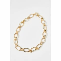 Oliver Bonas Gold Galia Chunky Chain T Bar Collar Necklace -Default Template 2 unnamed file 1626