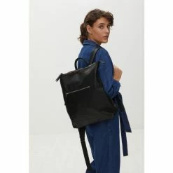 Oliver Bonas Black Alfa Sac Black Backpack -Default Template 2 unnamed file 1644