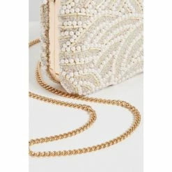 Oliver Bonas Cream Pearl Clutch Bag -Default Template 2 unnamed file 1663
