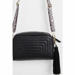 Oliver Bonas Black Mindy Puff Animal Print Cross-Body Bag -Default Template 2 unnamed file 1670