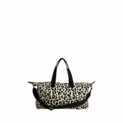 Oliver Bonas Laurie Leopard Jacquard Weekend Bag